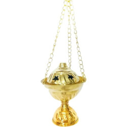 The size 3 brass incense burner